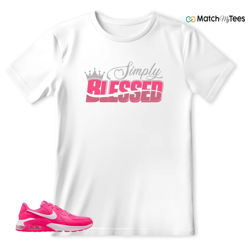 NIKE AIR MAX EXCEE BRIGHT PINK SNEAKER Matching Tees t-shirt