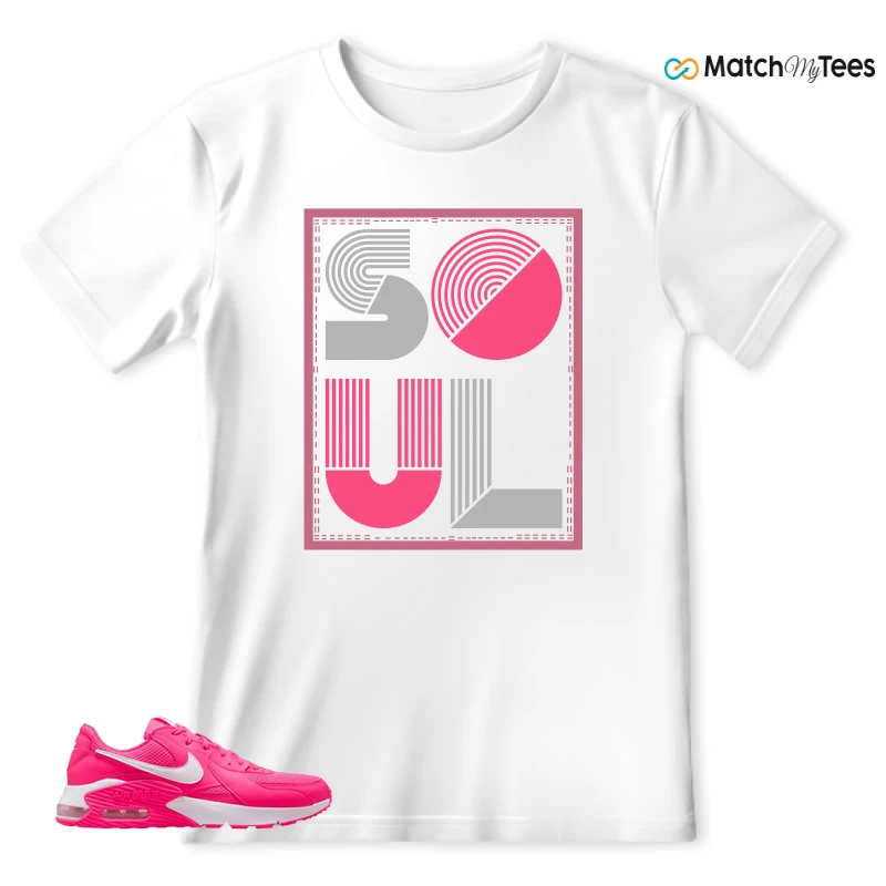 NIKE AIR MAX EXCEE BRIGHT PINK SNEAKER Matching Tees t-shirt