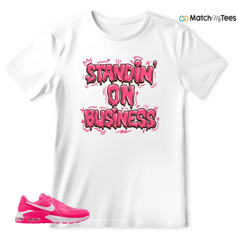 NIKE AIR MAX EXCEE BRIGHT PINK SNEAKER Matching Tees t-shirt