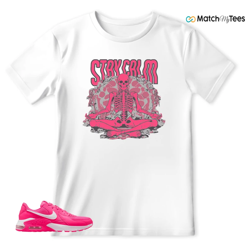 NIKE AIR MAX EXCEE BRIGHT PINK SNEAKER Matching Tees t-shirt