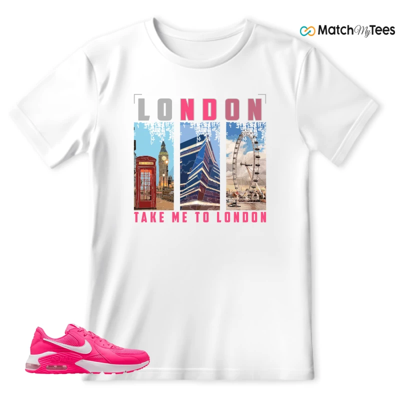 NIKE AIR MAX EXCEE BRIGHT PINK SNEAKER Matching Tees t-shirt