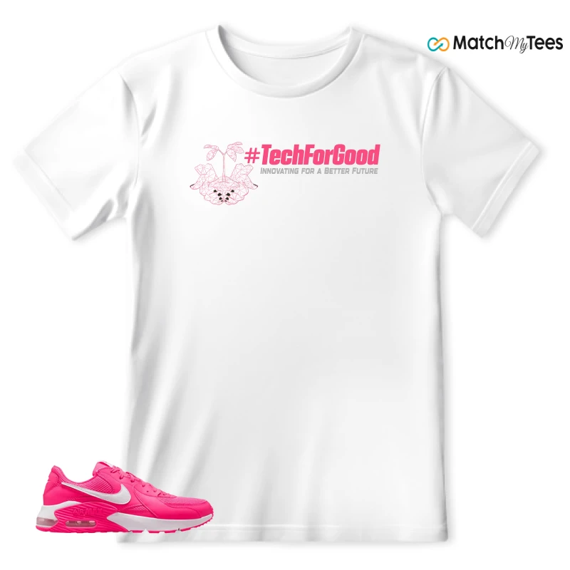 NIKE AIR MAX EXCEE BRIGHT PINK SNEAKER Matching Tees t-shirt