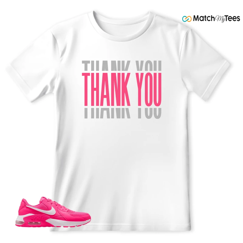 NIKE AIR MAX EXCEE BRIGHT PINK SNEAKER Matching Tees t-shirt