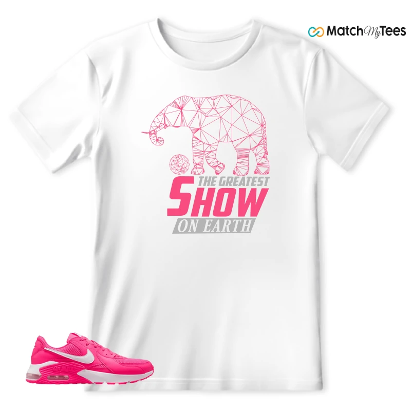 NIKE AIR MAX EXCEE BRIGHT PINK SNEAKER Matching Tees t-shirt