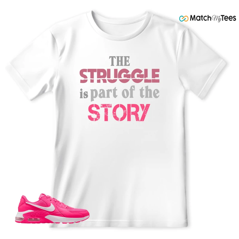 NIKE AIR MAX EXCEE BRIGHT PINK SNEAKER Matching Tees t-shirt
