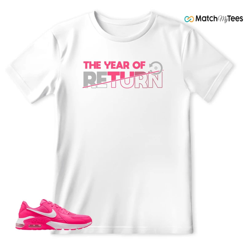 NIKE AIR MAX EXCEE BRIGHT PINK SNEAKER Matching Tees t-shirt