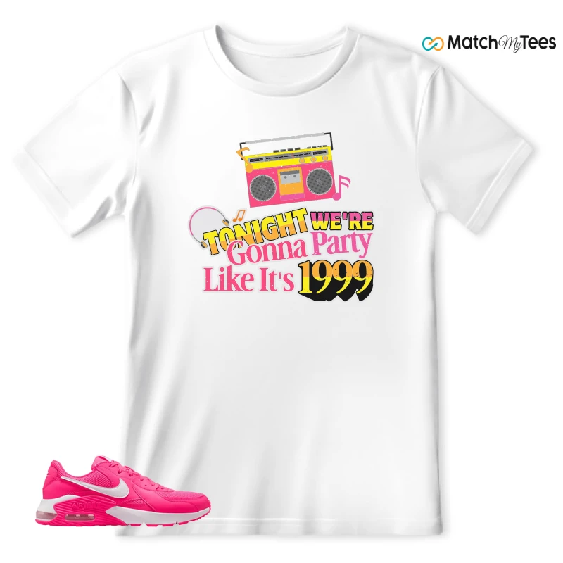 NIKE AIR MAX EXCEE BRIGHT PINK SNEAKER Matching Tees t-shirt