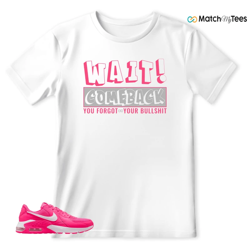 NIKE AIR MAX EXCEE BRIGHT PINK SNEAKER Matching Tees t-shirt
