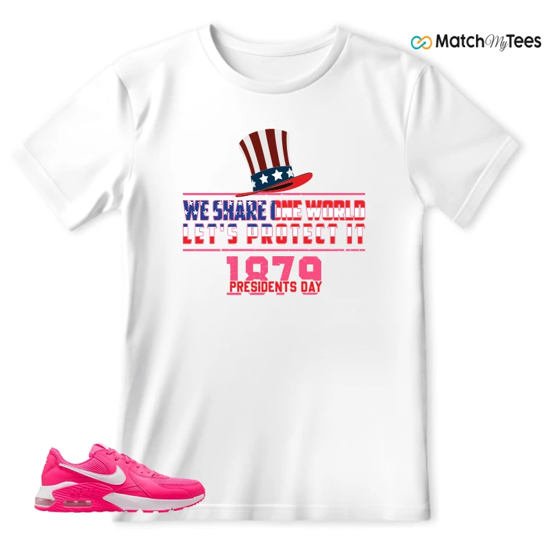 NIKE AIR MAX EXCEE BRIGHT PINK SNEAKER Matching Tees t-shirt