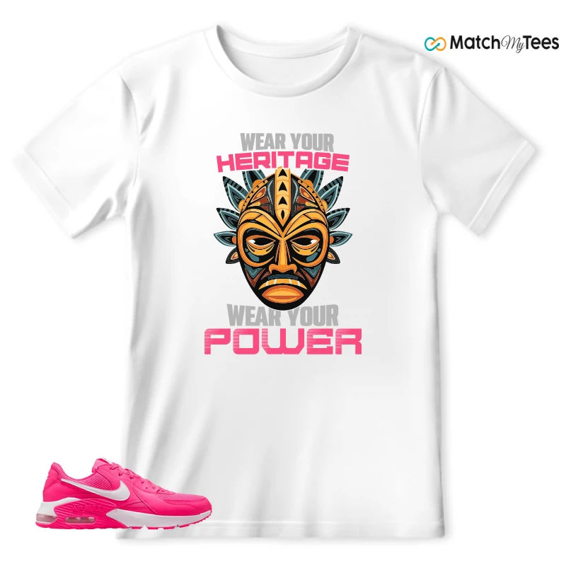NIKE AIR MAX EXCEE BRIGHT PINK SNEAKER Matching Tees t-shirt