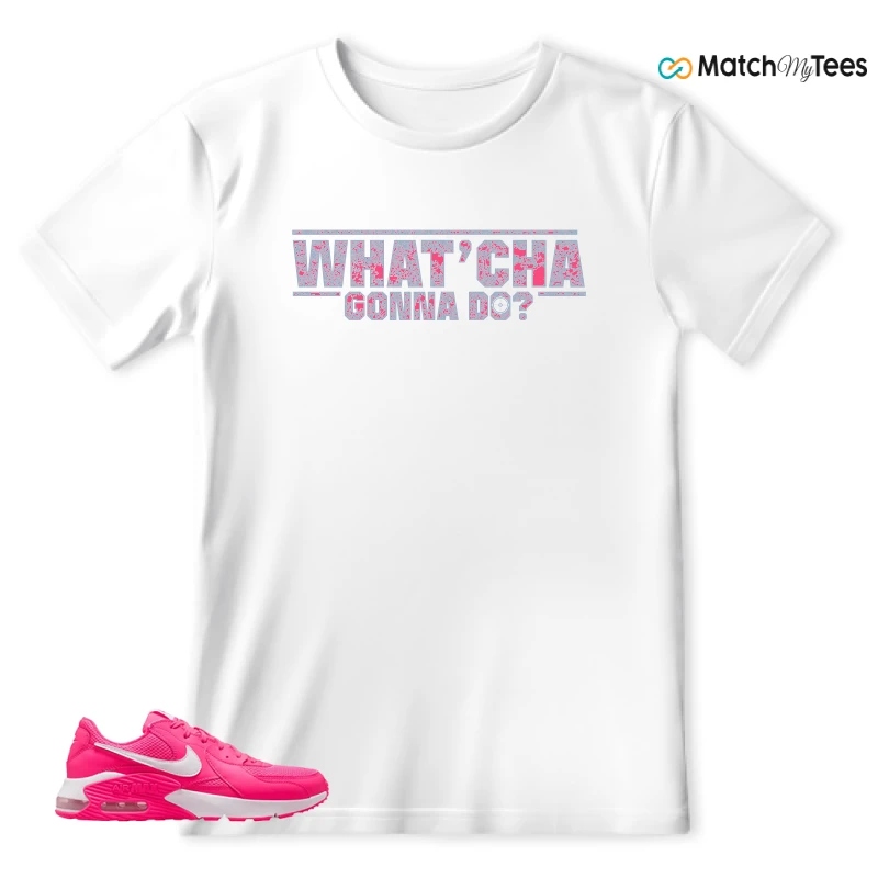 NIKE AIR MAX EXCEE BRIGHT PINK SNEAKER Matching Tees t-shirt