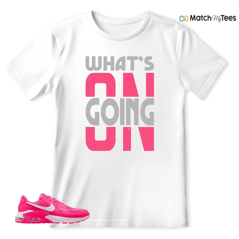 NIKE AIR MAX EXCEE BRIGHT PINK SNEAKER Matching Tees t-shirt