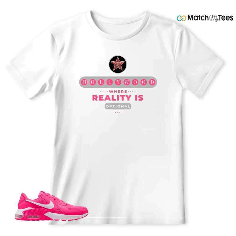 NIKE AIR MAX EXCEE BRIGHT PINK SNEAKER Matching Tees t-shirt
