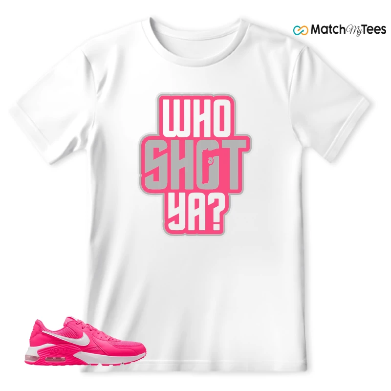 NIKE AIR MAX EXCEE BRIGHT PINK SNEAKER Matching Tees t-shirt