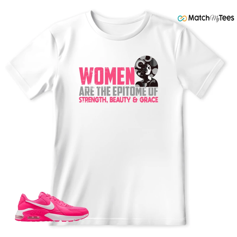 NIKE AIR MAX EXCEE BRIGHT PINK SNEAKER Matching Tees t-shirt