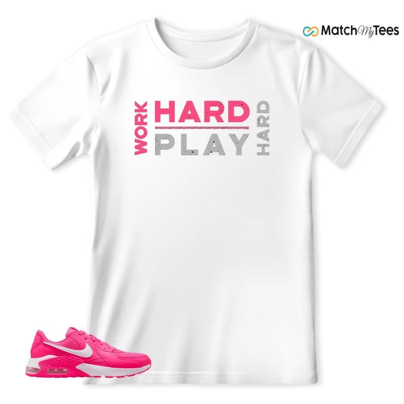 NIKE AIR MAX EXCEE BRIGHT PINK SNEAKER Matching Tees t-shirt