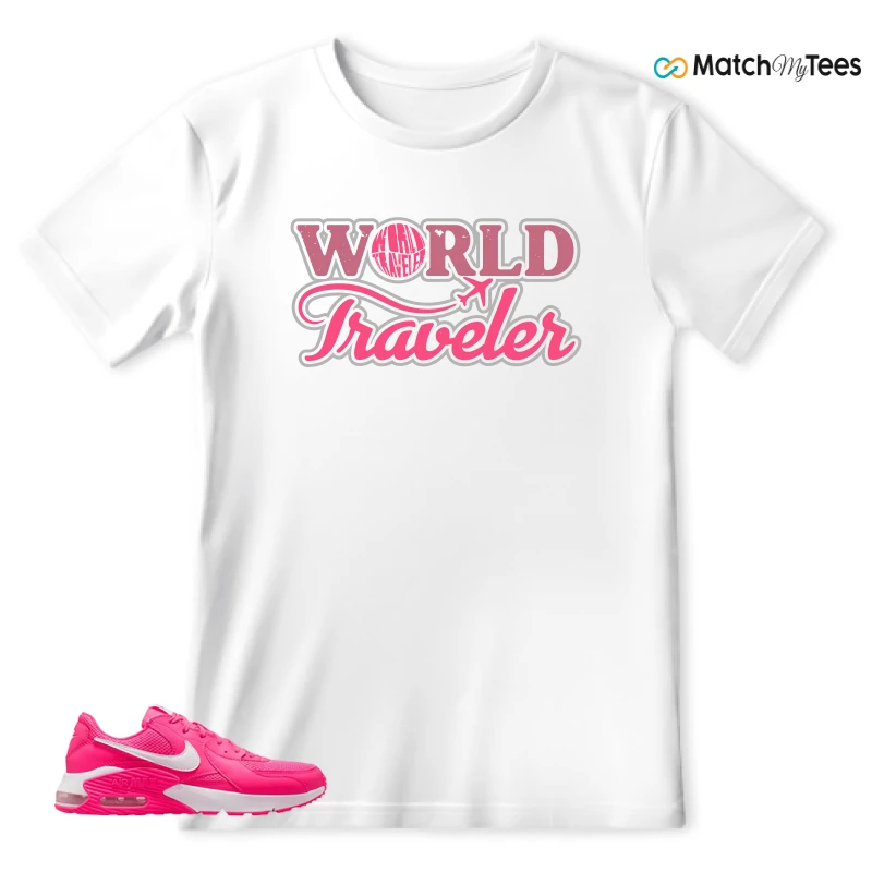 NIKE AIR MAX EXCEE BRIGHT PINK SNEAKER Matching Tees t-shirt