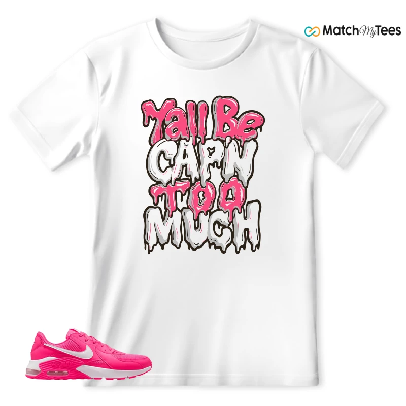 NIKE AIR MAX EXCEE BRIGHT PINK SNEAKER Matching Tees t-shirt