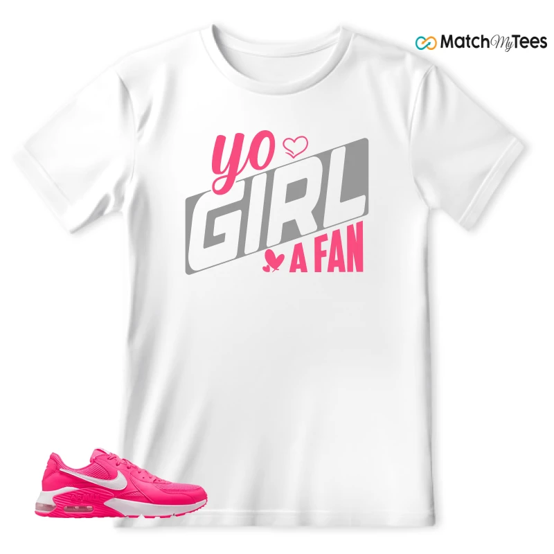 NIKE AIR MAX EXCEE BRIGHT PINK SNEAKER Matching Tees t-shirt