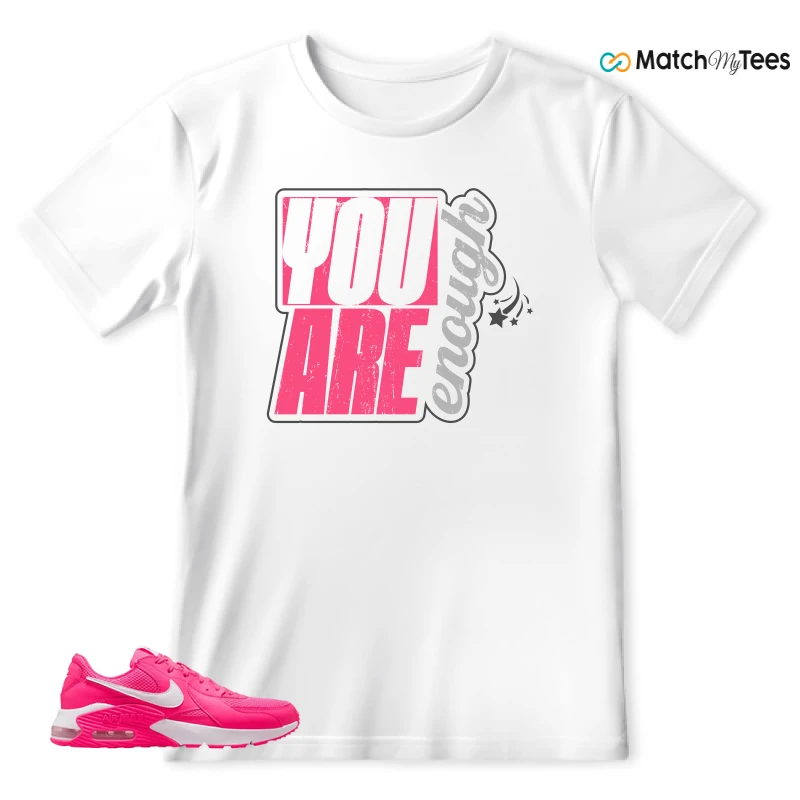 NIKE AIR MAX EXCEE BRIGHT PINK SNEAKER Matching Tees t-shirt