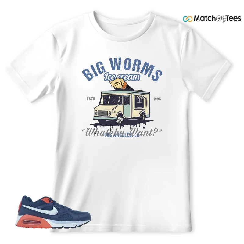 NIKE AIR MAX IVO THUNDER BLUE SNEAKER Matching Tees t-shirt