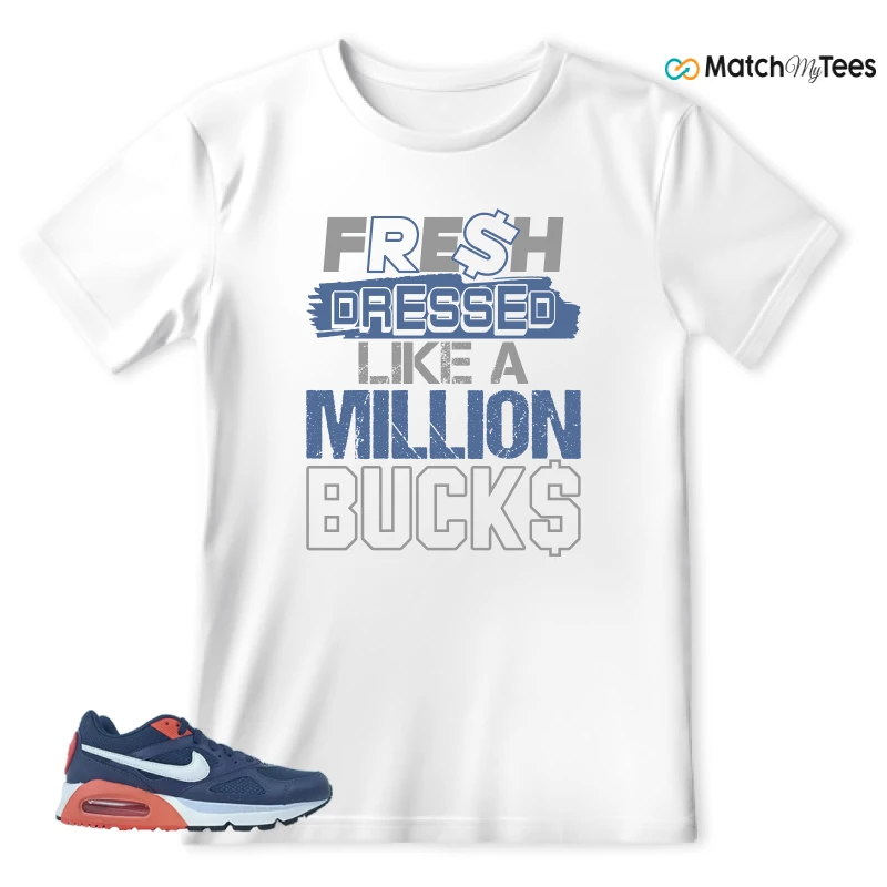 NIKE AIR MAX IVO THUNDER BLUE SNEAKER Matching Tees t-shirt