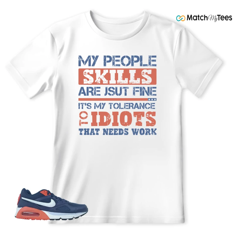 NIKE AIR MAX IVO THUNDER BLUE SNEAKER Matching Tees t-shirt