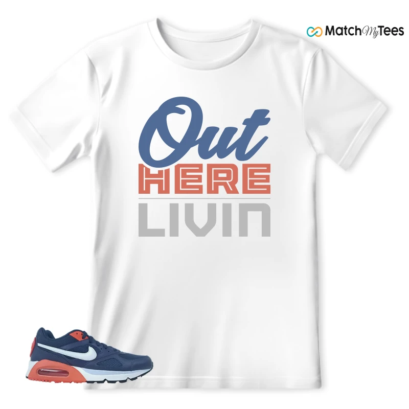 NIKE AIR MAX IVO THUNDER BLUE SNEAKER Matching Tees t-shirt