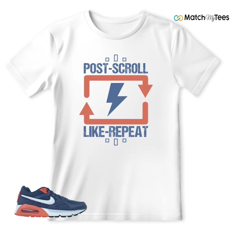 NIKE AIR MAX IVO THUNDER BLUE SNEAKER Matching Tees t-shirt