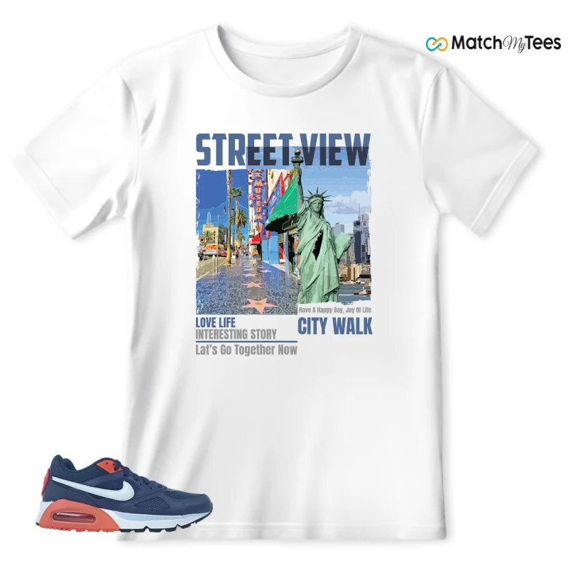 NIKE AIR MAX IVO THUNDER BLUE SNEAKER Matching Tees t-shirt
