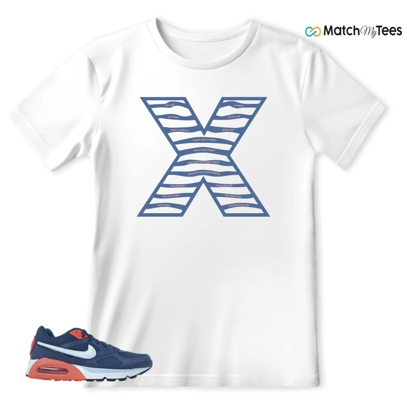NIKE AIR MAX IVO THUNDER BLUE SNEAKER Matching Tees t-shirt
