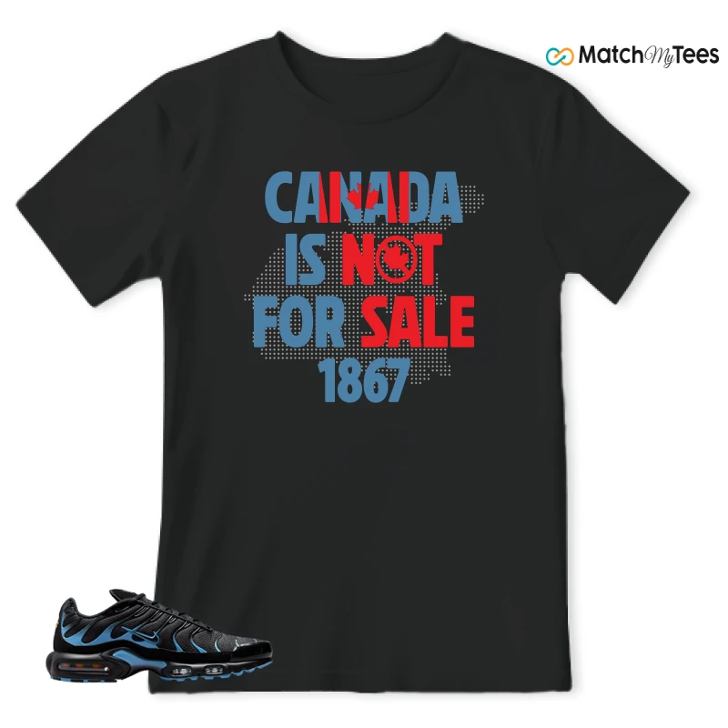 NIKE AIR MAX PLUS BLACK UNIVERSITY BLUE (2022) SNEAKER Matching Tees t-shirt