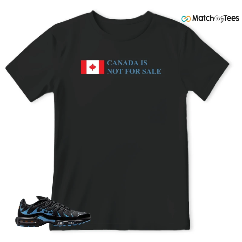 NIKE AIR MAX PLUS BLACK UNIVERSITY BLUE (2022) SNEAKER Matching Tees t-shirt