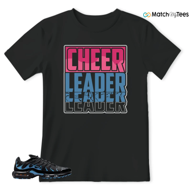 NIKE AIR MAX PLUS BLACK UNIVERSITY BLUE (2022) SNEAKER Matching Tees t-shirt