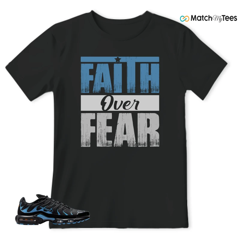 NIKE AIR MAX PLUS BLACK UNIVERSITY BLUE (2022) SNEAKER Matching Tees t-shirt