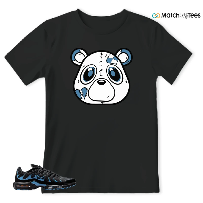 NIKE AIR MAX PLUS BLACK UNIVERSITY BLUE (2022) SNEAKER Matching Tees t-shirt