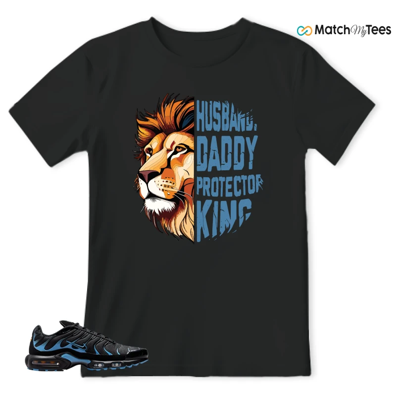 NIKE AIR MAX PLUS BLACK UNIVERSITY BLUE (2022) SNEAKER Matching Tees t-shirt