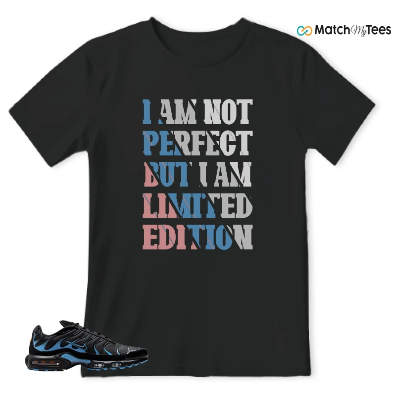NIKE AIR MAX PLUS BLACK UNIVERSITY BLUE (2022) SNEAKER Matching Tees t-shirt