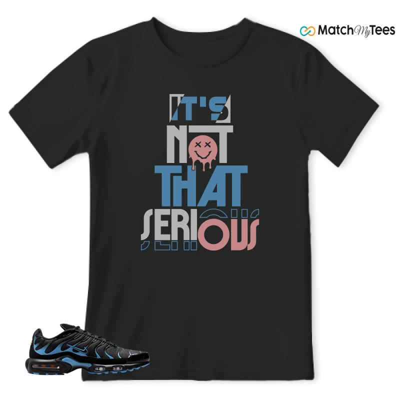 NIKE AIR MAX PLUS BLACK UNIVERSITY BLUE (2022) SNEAKER Matching Tees t-shirt