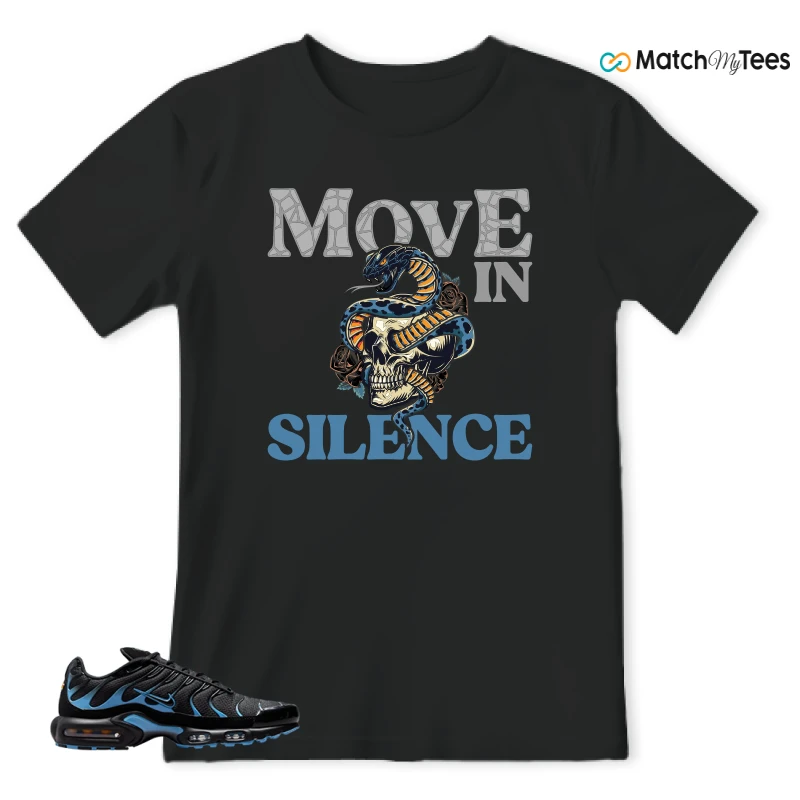 NIKE AIR MAX PLUS BLACK UNIVERSITY BLUE (2022) SNEAKER Matching Tees t-shirt