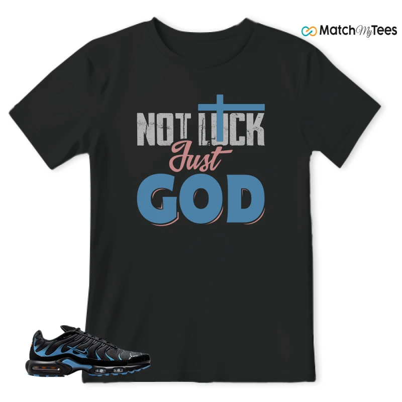 NIKE AIR MAX PLUS BLACK UNIVERSITY BLUE (2022) SNEAKER Matching Tees t-shirt