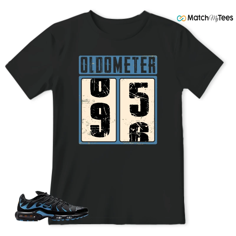 NIKE AIR MAX PLUS BLACK UNIVERSITY BLUE (2022) SNEAKER Matching Tees t-shirt