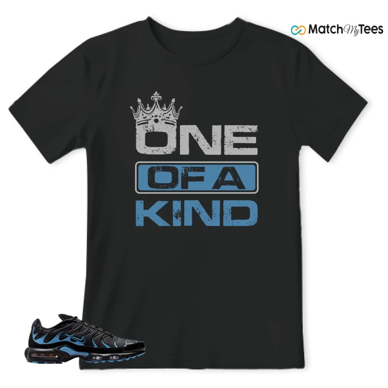NIKE AIR MAX PLUS BLACK UNIVERSITY BLUE (2022) SNEAKER Matching Tees t-shirt