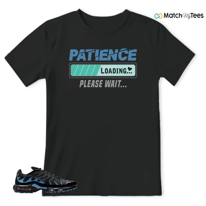 NIKE AIR MAX PLUS BLACK UNIVERSITY BLUE (2022) SNEAKER Matching Tees t-shirt