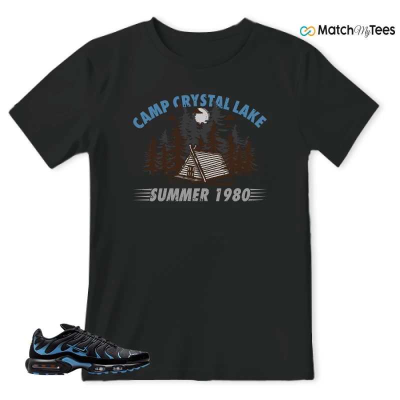 NIKE AIR MAX PLUS BLACK UNIVERSITY BLUE (2022) SNEAKER Matching Tees t-shirt