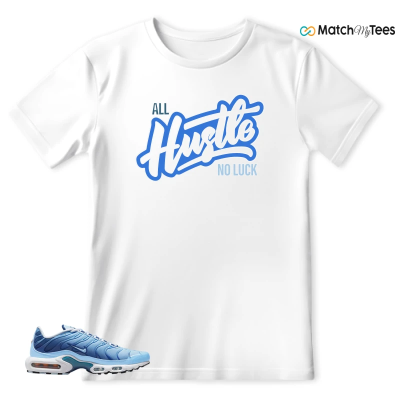 NIKE AIR MAX PLUS UNIVERSITY BLUE GRADIENT SNEAKER Matching Tees t-shirt