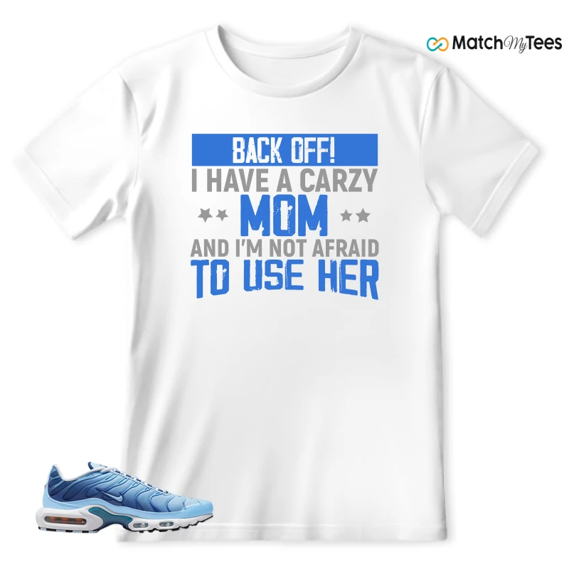 NIKE AIR MAX PLUS UNIVERSITY BLUE GRADIENT SNEAKER Matching Tees t-shirt