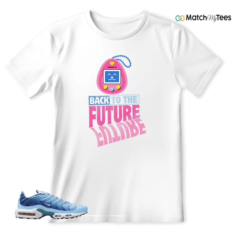 NIKE AIR MAX PLUS UNIVERSITY BLUE GRADIENT SNEAKER Matching Tees t-shirt