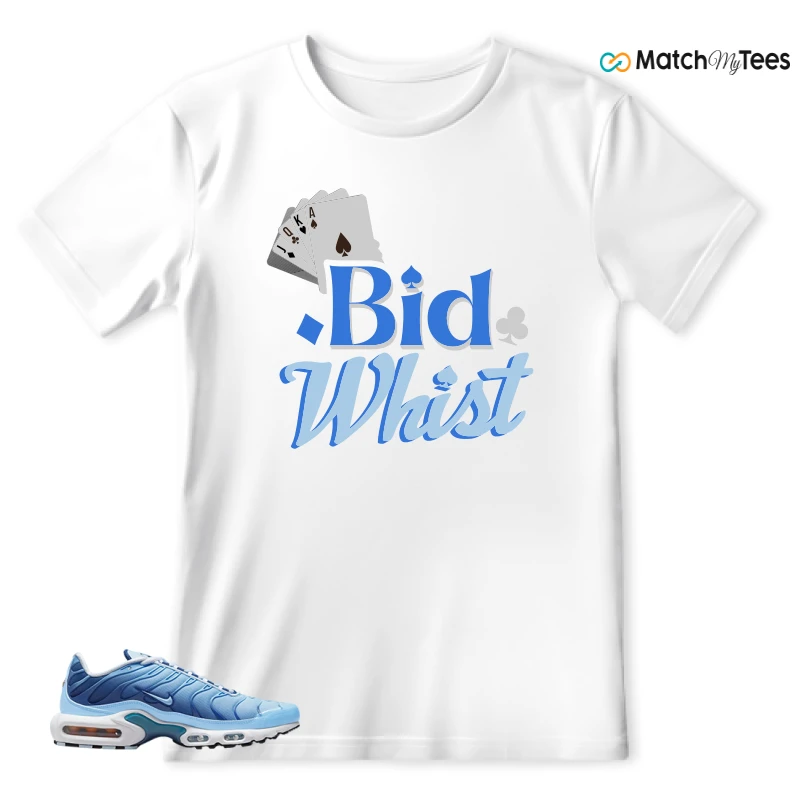 NIKE AIR MAX PLUS UNIVERSITY BLUE GRADIENT SNEAKER Matching Tees t-shirt