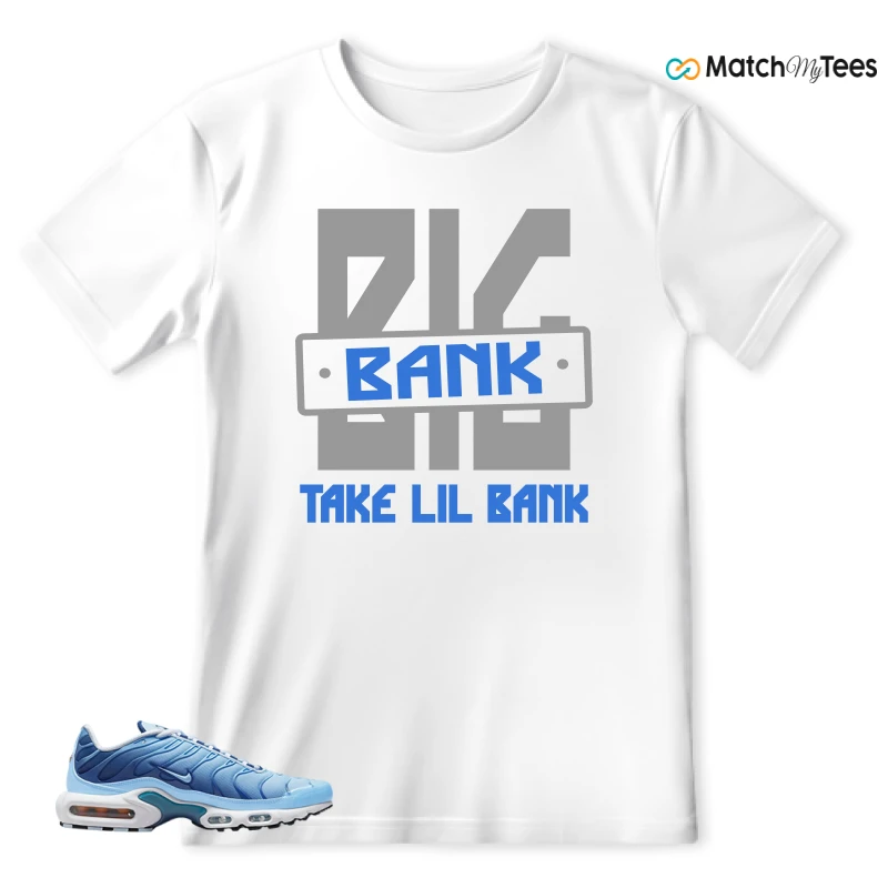 NIKE AIR MAX PLUS UNIVERSITY BLUE GRADIENT SNEAKER Matching Tees t-shirt